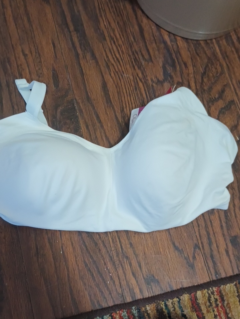 Olga White Seamless Support Bra